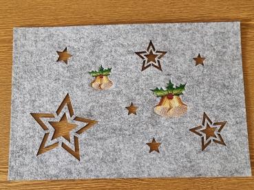 Vollstickdatei Glocken mit Ilex